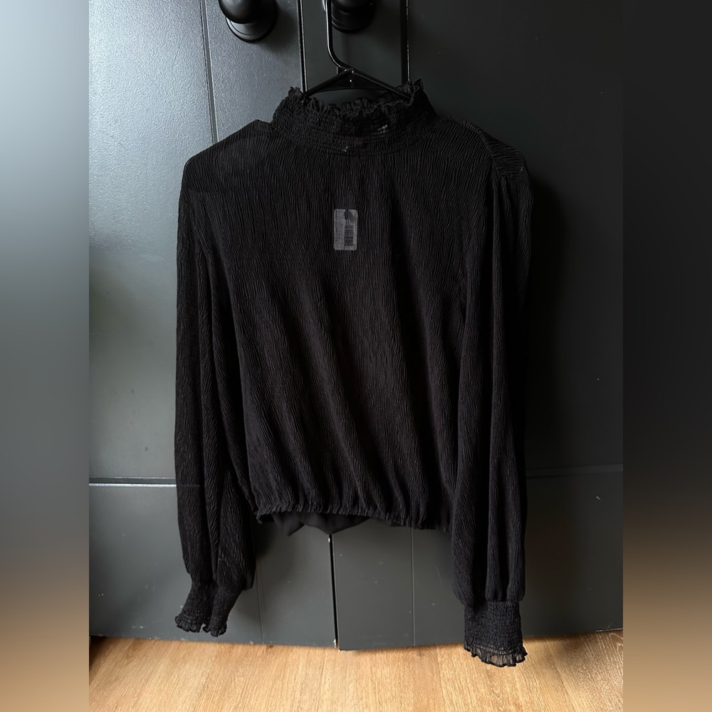 Accent Prone (The Label) Elegant Black Women's Top